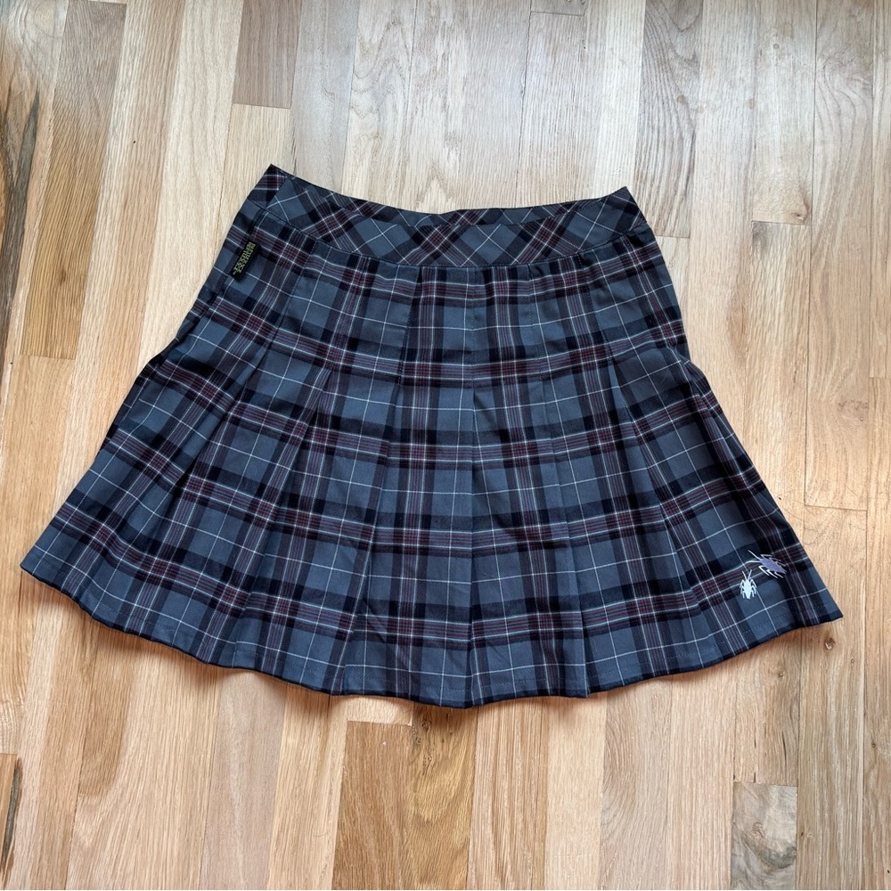 Pleated Plaid Skort